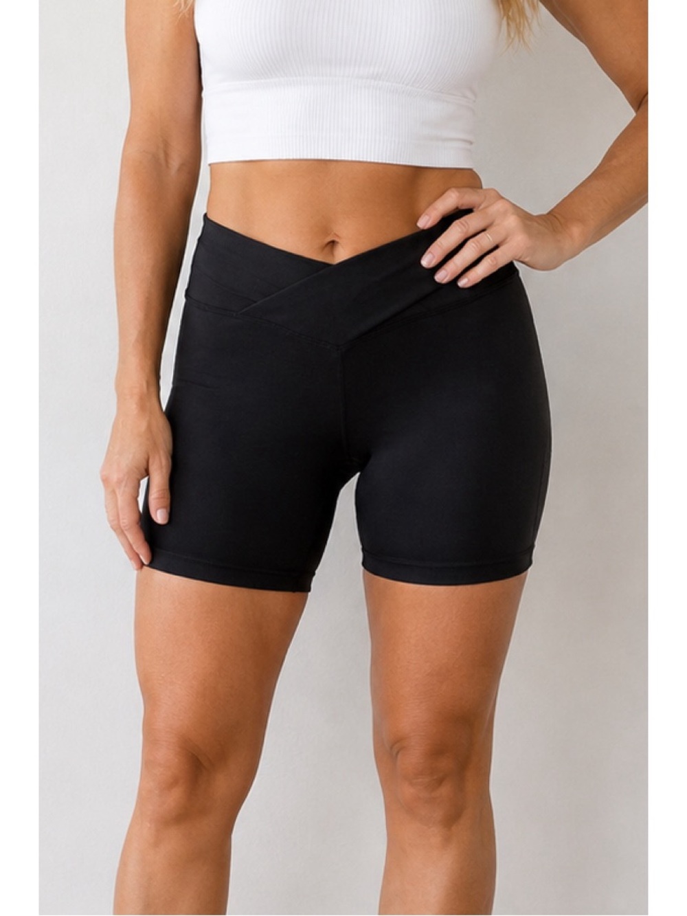 Rae Mode Black Biker Shorts